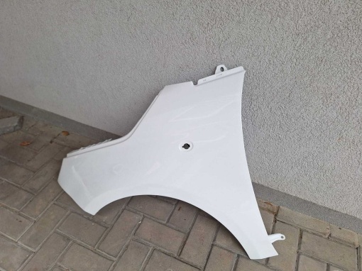 Aripa Fata Stanga Fiat 500 An 2007-2015 Vopsita Alb - Disponibil în rate - Img 3