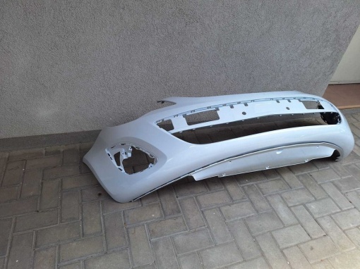 Bara Fata Opel Corsa D FaceLift 2011-2015 Vopsita Alb - Disponibil în rate - Img 2