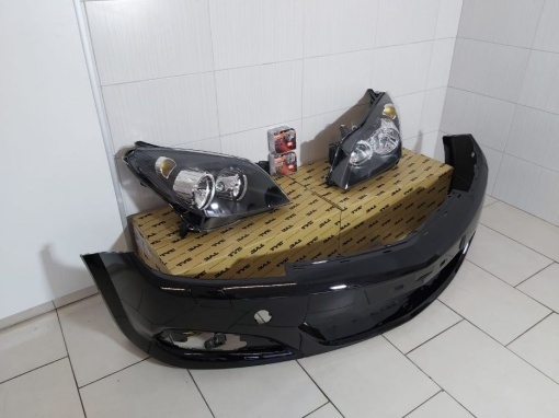 Pachet Bara Fata+Faruri+Bec H7/H1 Opel Astra H 2004-2007 Z20R (Negru) - Disponibil în rate - Img 2