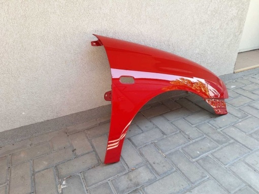 Aripa Fata Dreapta Seat Ibiza 2002-2008 Vopsita Rosu - Disponibil în rate - Img 3