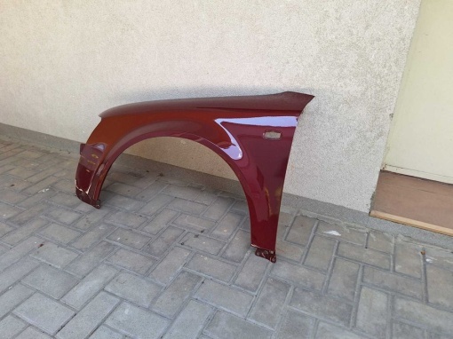 Aripa Fata Stanga Audi A4 B6 An 2000-2004 Vopsita Rosu - Disponibil în rate - Img 3