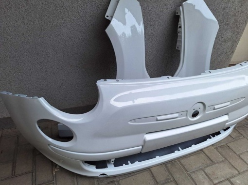 Bara &amp; Aripa Fata Dreapta + Stanga Fiat 500 An 2007-2015 Vopsita Alb - Disponibil în rate - Img 2
