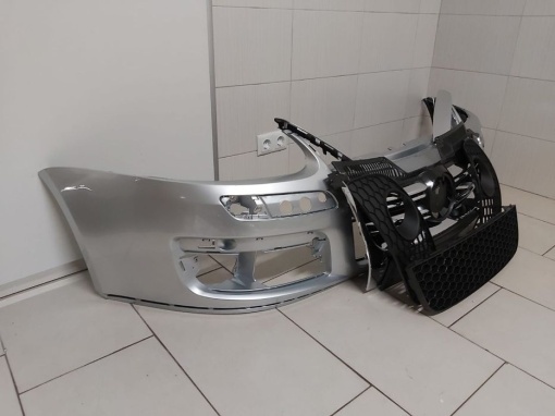 Bara Fata Cu Toate Grilele VW Golf 5 V GTi 2004-2008 (LA7W (Gri)) Crom - Disponibil în rate - Img 2