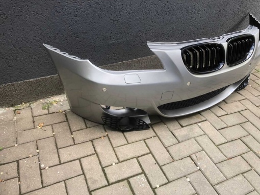 Bara Fata Spalator Senzori BMW E60 An 2003-2007 Aspect M Vopsita Gri - Disponibil în rate - Img 2
