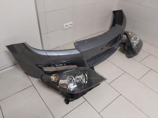 Fata Completa Opel Astra H 2004 2005 2006 2007 Z155 Gri Bara + Far - Disponibil în rate - Img 2