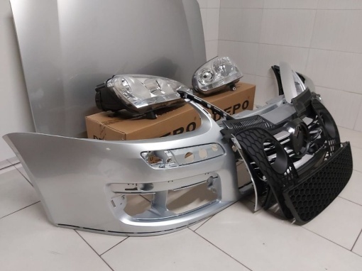Fata Completa VW Golf 5 V GTi 2004-2008 LA7W Gri Bara+Far+Grila - Disponibil în rate - Img 2