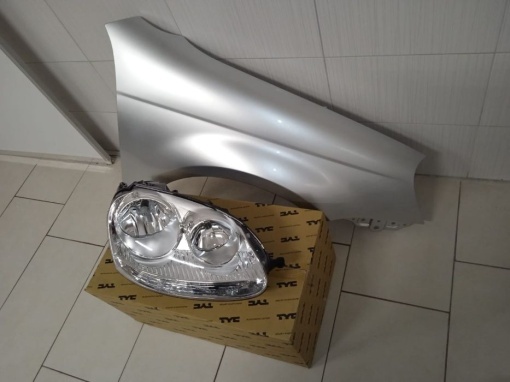 Pachet Aripa + Far Dreapta VW Jetta 3 III 2005-2011 (LA7W (Gri)) - Disponibil în rate - Img 2