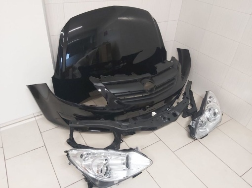 Pachet Bara+Far+Trager+Capota Fata Motor Opel Corsa D 06-11 Z20R-Negru - Disponibil în rate - Img 2