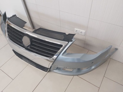 Pachet Fata Completa Cu Bara VW Passat B6 Vopsita Albastru (LB5M) - Disponibil în rate - Img 3