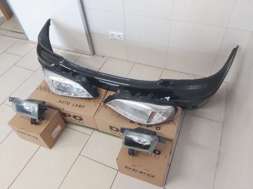 Pachet Bara Fata+Far+Proiector Dreapta-Stanga Opel Astra G 98-04 Z298 - Disponibil în rate - Img 3