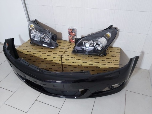 Pachet Bara Fata+Faruri+Bec H7/H1 Opel Astra H 2004-2007 Z20R (Negru) - Disponibil în rate - Img 3