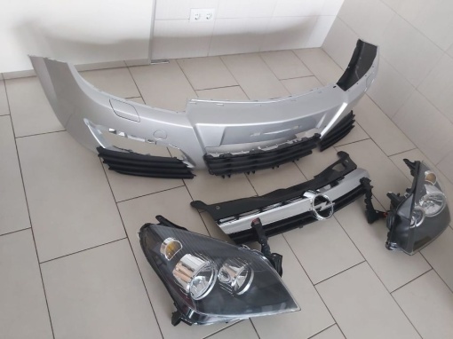 Pachet Fata Completa Bara+Acc Opel Astra H 2004-2007 (Z157 (Gri)) - Disponibil în rate - Img 2