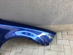 Aripa Fata Dreapta VW Passat B5.5 2004-2005 Vopsita Albastru - Disponibil în rate - Img 1