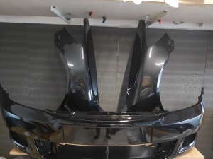 Bara & Aripa Fata Dreapta + Stanga Skoda Octavia 2/II 08-13 F9R Negru - Disponibil în rate - Img 1