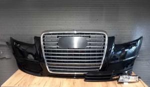 Bara Fata&Grila Radiator&Grila&Proiector Audi A6 C6 An 08-10 LZ9Y - Disponibil în rate - Img 1
