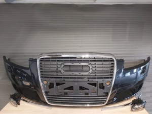 Bara Fata + Grila Radiator + Proiectoare Audi A6 C6 An 2004-2008 LZ5D - Disponibil în rate - Img 1