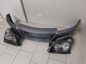 Fata Completa Opel Astra H 2004 2005 2006 2007 Z155 Gri Bara + Far - Disponibil în rate - Img 3