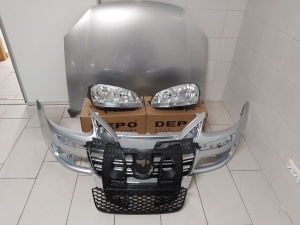 Fata Completa VW Golf 5 V GTi 2004-2008 LA7W Gri Capota+Bara+Far+Grila - Disponibil în rate - Img 1