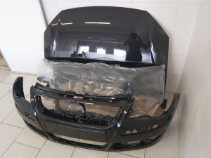 Pachet Bara Fata+Capota Motor+Trager VW Polo 6/VI 05-09 (LC9X-Negru) - Disponibil în rate - Img 3