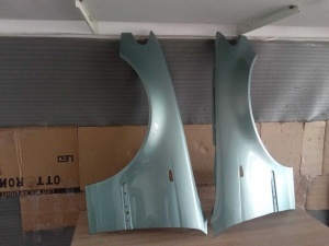 Aripa Fata Dreapta&Stanga BMW E46 FSL 2002-2005 Vopsit (Verde) - Disponibil în rate - Img 2