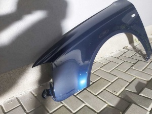 Aripa Fata Stanga Audi A4 B7 An 2004-2007 Vopsita Albastru - Disponibil în rate - Img 2