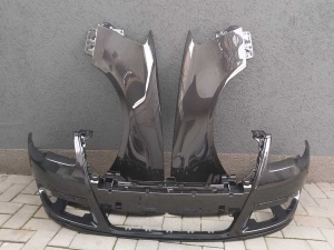Bara + Aripa Fata Dreapta & Stanga VW Passat B6 2005-2011 Vopsita Maro - Disponibil în rate - Img 1