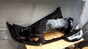 Bara&Aripa Fata&Far Stanga Audi A6/C7 An 2010-2014 (LY9B (Negru)) - Disponibil în rate - Img 1