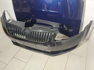 Bara Fata Skoda Octavia 3/III 2013 2014 2015 2016 2017 (Negru) - Disponibil în rate - Img 3