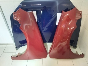 Pachet Aripa Fata Dr+St VW Golf 5/V 2004-2008 (LA3W (Rosu)) - Disponibil în rate - Img 1
