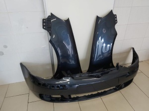 Pachet Bara Fata+Aripa Fata Dreapta-Stanga VW Golf 5/V LC5F (Albastru) - Disponibil în rate - Img 1