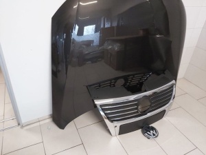 Pachet Capota+Grila Radiator+Emblema VW Passat B6 An 05-11 LC8Z-Maro - Disponibil în rate - Img 3
