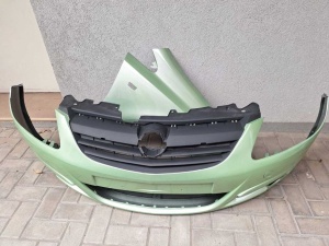 Bara & Aripa Fata Dreapta Opel Corsa D 2006-2011 Vopsita Verde - Disponibil în rate - Img 1
