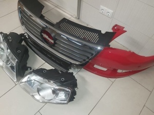 Pachet Fata Completa Cu Bara VW Passat B6 Vopsita Albastru (LY3D) - Disponibil în rate - Img 2
