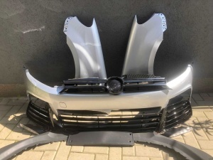 Bara & Aripa Fata Dr + St VW Golf 6/VI 08-13 Aspect R20 Vopsita Gri - Disponibil în rate - Img 1