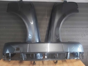 Bara & Aripa Fata Dreapta + Stanga Audi A4 B6 An 2000-2004 (LX7Z Gri) - Disponibil în rate - Img 1