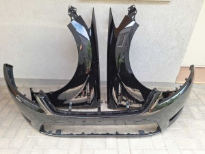 Bara & Aripa Fata Dreapta + Stanga Ford Mondeo 2007-2011 Vopsita Negru - Disponibil în rate - Img 1