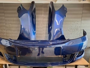 Bara & Aripa Fata Dreapta + Stanga Skoda Octavia 2 08-13 9462 Albastru - Disponibil în rate - Img 1