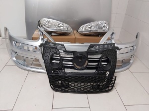 Fata Completa VW Golf 5 V GTi 2004-2008 LA7W Gri Bara+Far+Grila - Disponibil în rate - Img 1