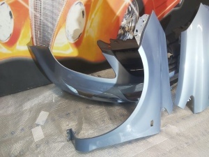 Pachet Bara+Aripa Fata Dr&Stg Opel Corsa D 2006-2011 (4MU (Albastru)) - Disponibil în rate - Img 2