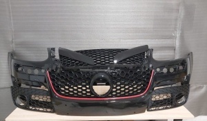 Pachet Bara/Bandou Fata+Toate Grilele VW Golf 5/V GTi 04-08 (LC9Z) - Disponibil în rate - Img 1