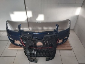 Pachet Bara/Bandou Fata+Toate Grilele VW Golf 5/V GTi 04-08 (LD5Q) PrM - Disponibil în rate - Img 1