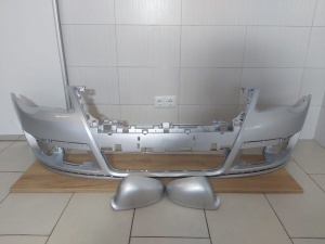 Pachet Bara Fata+Capac Oglinda Stanga VW Passat B6 2005-2011 LA7W-Gri - Disponibil în rate - Img 1