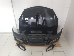 Pachet Bara Fata+Capota Motor+Oglinda Dr-Stg Opel Astra H (Z20R-Negru) - Disponibil în rate - Img 1