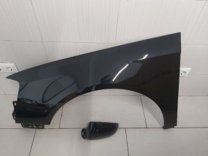 Aripa Fata+Capac Oglinda Stanga VW Passat B6 2005-2011 (LC9X (Negru)) - Disponibil în rate - Img 1