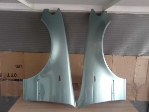 Aripa Fata Dreapta&Stanga BMW E46 FSL 2002-2005 Vopsit (Verde) - Disponibil în rate - Img 1