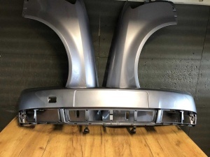 Bara & Aripa Fata Dreapta + Stanga Audi A4 B6 An 2000-2004 LY7H Gri - Disponibil în rate - Img 1