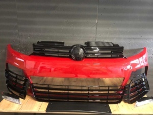 Bara Fata Completa VW Golf 6/VI 2008-2013 Aspect R20 (LY3D (Rosu)) - Disponibil în rate - Img 1