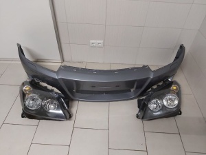 Fata Completa Opel Astra H 2004 2005 2006 2007 Z155 Gri Bara + Far - Disponibil în rate - Img 1