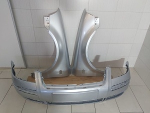 Pachet Bara+Aripa Fata Dr+St VW Passat B5.5 2000-2004 (LA7W (Gri)) - Disponibil în rate - Img 1