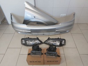 Pachet Bara+Far+Proiector+Aripa Fata Dreapta Opel Astra G 98-04 Z157 - Disponibil în rate - Img 1